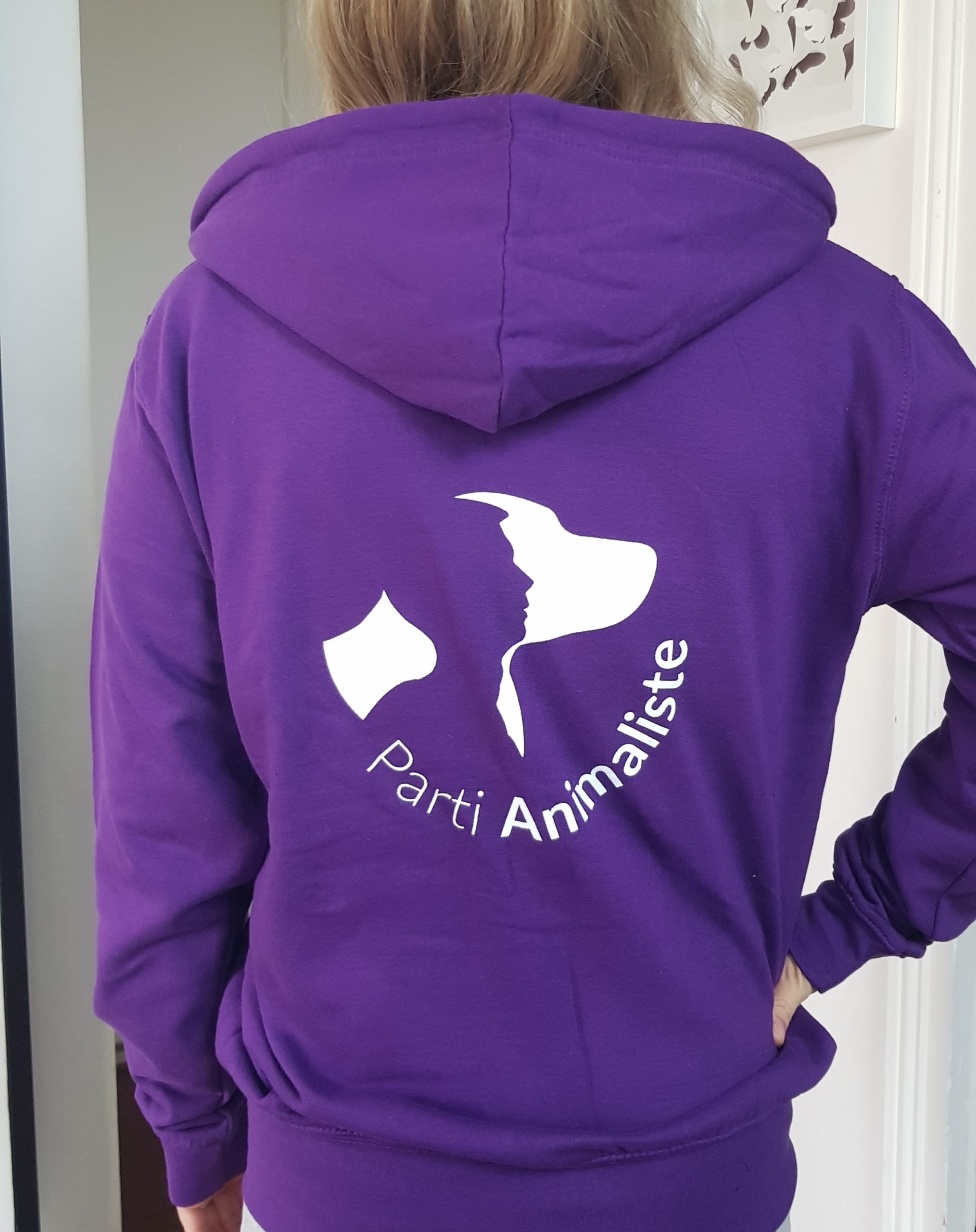 Sweat à Capuche Homme Léger Avec Poches Zippées - Veste De Sport Décontractée, Manches Longues, Violet XL